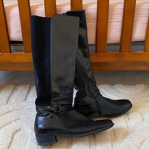 Aquatalia Black Over the Knee Boots